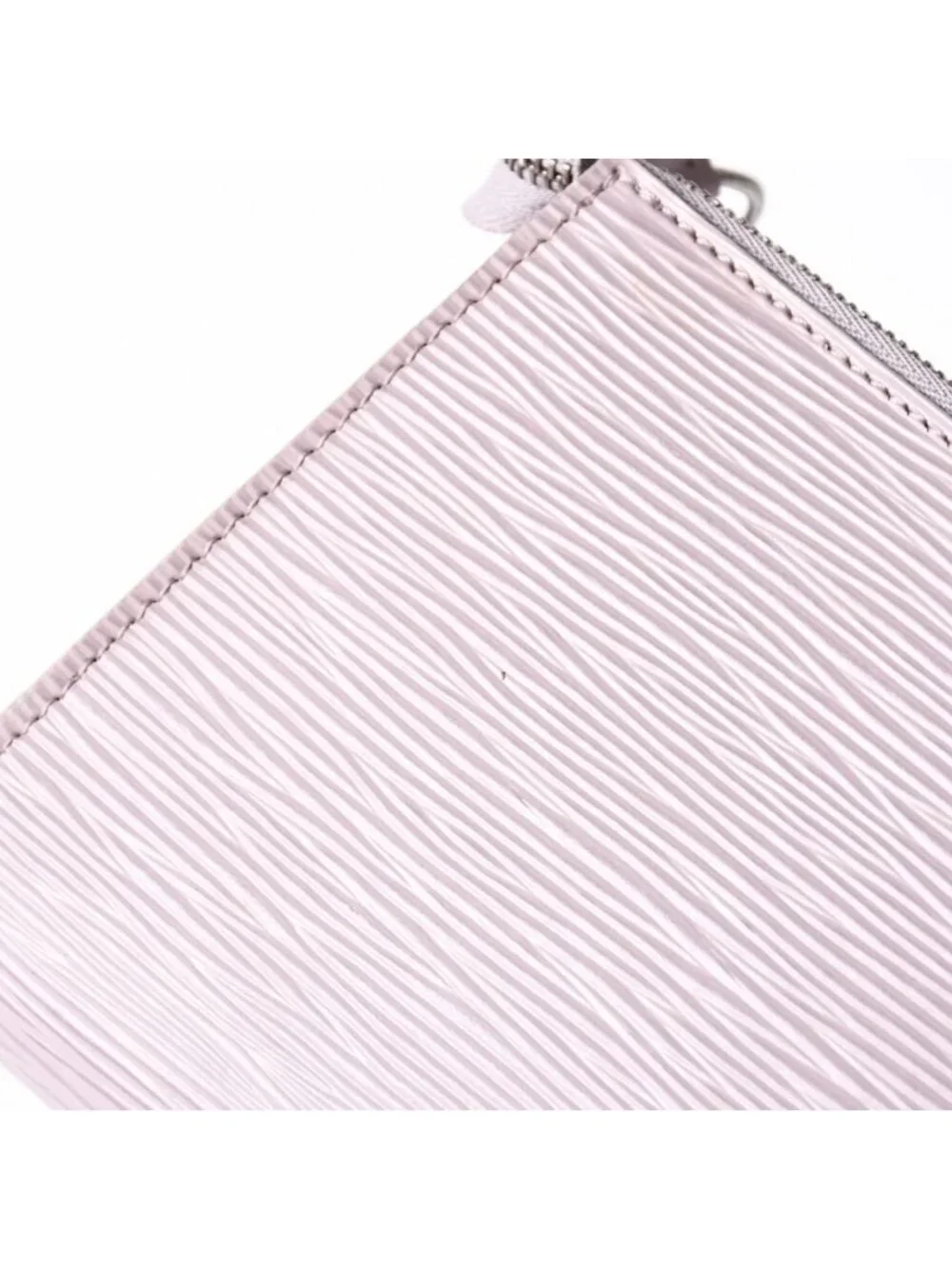 Louis Vuitton Pochette Accessoires Pouch Epi Lavender Silver